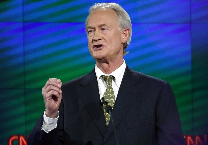 former democratic presidential candidate lincoln chafee has