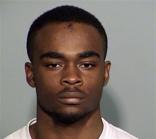 In this photo provided by the Indianapolis Metropolitan Police Department is Larry Jo Taylor Jr. 18, of Indianapolis. Taylor was charged with murder Monday, Nov. 23, 2015 in the the death of Amanda Blackburn, an Indianapolis pastors pregnant wife. Blackburn was shot in the head during an attack at the couple home on Nov. 10. The child did not survive. (Indianapolis Metropolitan Police Department via AP)