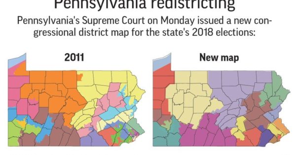 Pennsylvania Congressional Map Is Now In The Hands Of The Supreme Court The Horn News