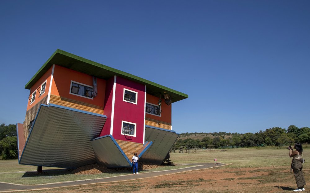 upside down house