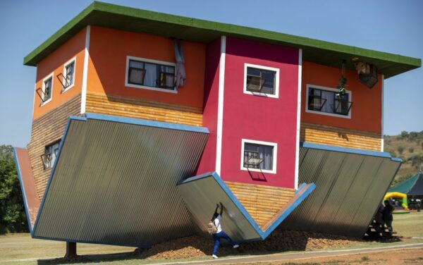 [Pic] Would you live in this upside down house? - The Horn News