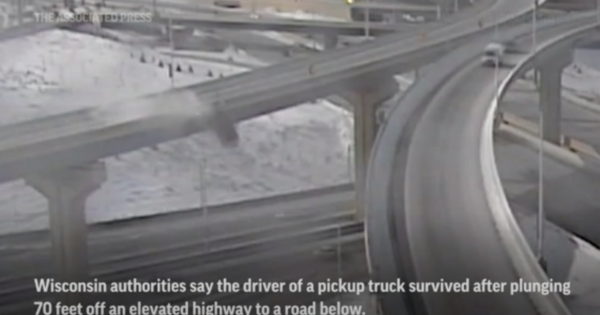 Watch Video Man Survives 70 Foot Plunge Off Interstate The Horn News