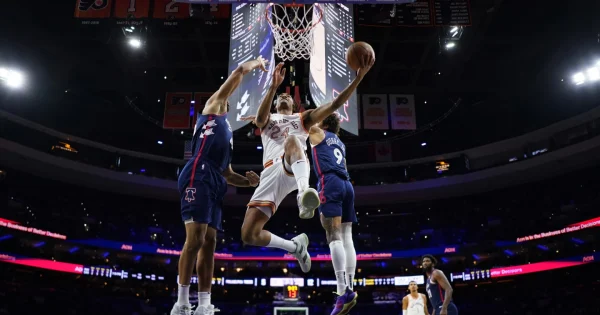 Joel Embiid Sets Franchise Record In 76ers’ Win Over Wembanyama, Spurs ...